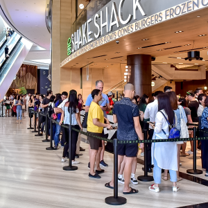 싱가포르 주얼 창이에 오픈한 쉐이크쉑