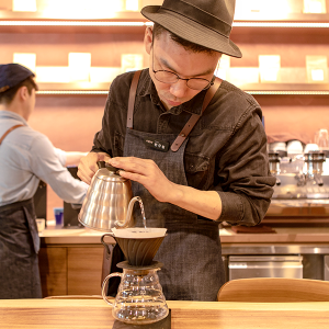 커스터마이징된 원두 시음하기