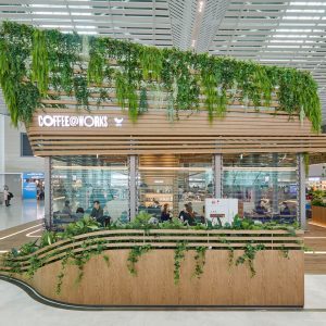 인천국제공항 제2여객터미널 커피앳웍스 매장