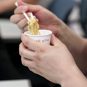 라면용 맥분 적용 제품 시식