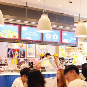 실시간 공기질 측정과 표출이 가능한 메뉴보드