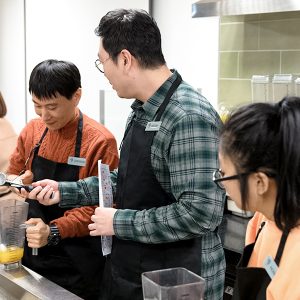 잠바주스의 행복한 스무디 교실 수업 현장