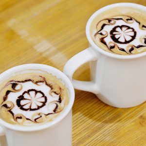 대회에서 선보인 라떼아트 대회에서 선보인 라떼아트