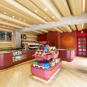 배스킨라빈스 HIVE 매장 2층 배스킨라빈스 HIVE 매장 2층