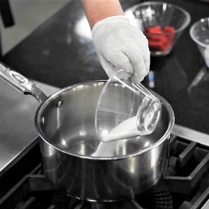 퓌레를 만드는 과정