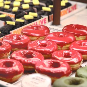 던킨의 다양한 도넛