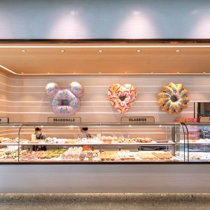 커다란 도넛 형상의 미술작품