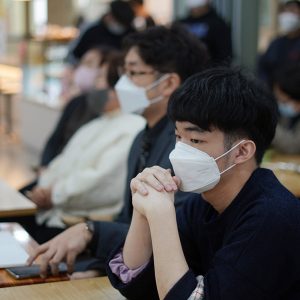 체험 활동을 위해 참여한 학생들