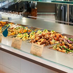 플레이트 샐러드 주문 시 선택 가능한 스쿱 샐러드