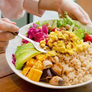 저스트 에그 스크램블을 활용한 피그인더가든의 저스트에그 콥 라이스