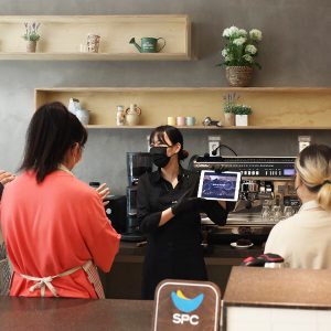 지난 23일 행복모아에서 진행된 바리스타 특강 현장