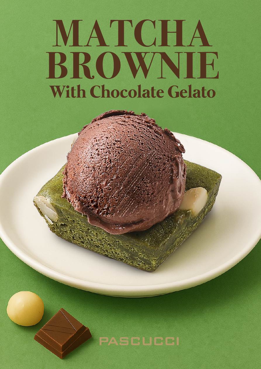 파스쿠찌, ‘말차 브라우니’로 가을 디저트 완성