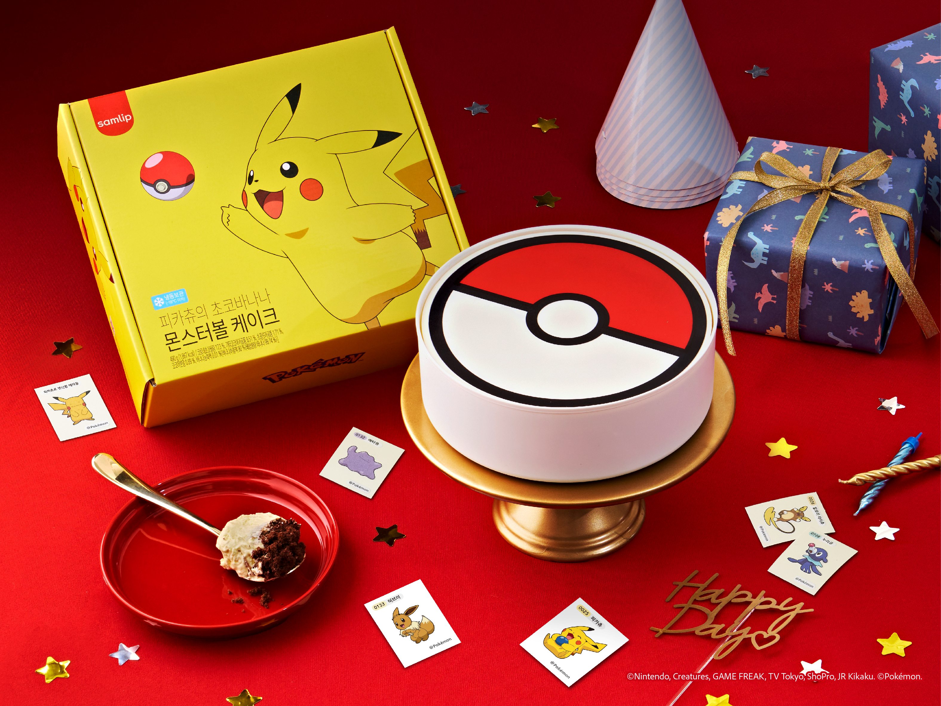 SPC삼립, 깨먹는 재미 더한 ‘피카츄의 초코바나나 몬스터볼 케이크’ 출시