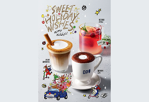 스페셜티 커피 브랜드 커피앳웍스, 홀리데이 시즌 음료 3종 선봬-썸네일