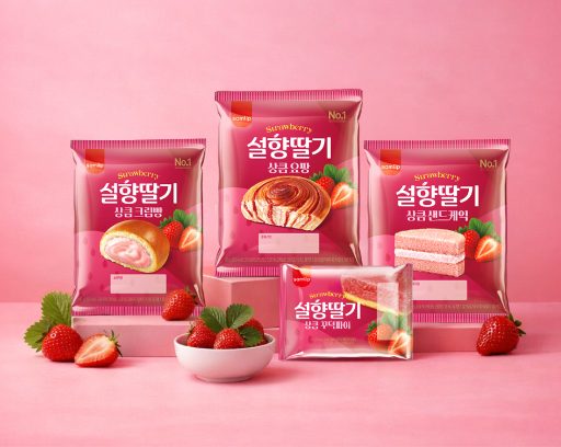 삼립, 새콤달콤 설향딸기 디저트로 겨울 입맛 잡는다