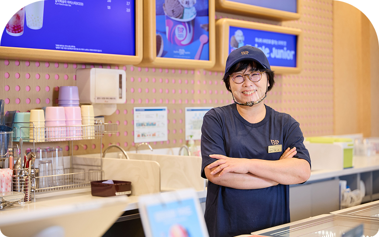 16년째 공주신관점을 지키며 지역사회와 따뜻한 나눔을 이어가고 있는 오정순 대표.